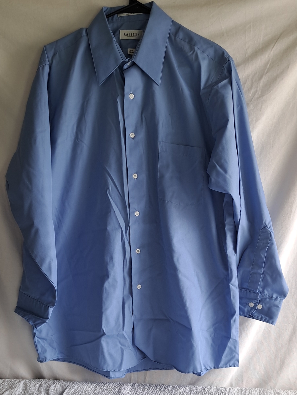 Van Heusen Light Blue Long Sleeve Dress Shirt